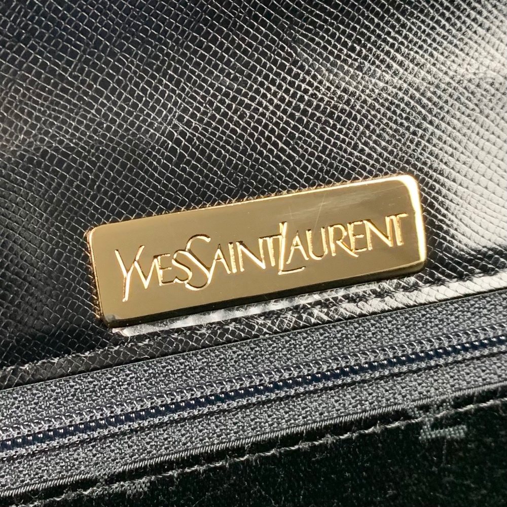 YSL Vintage Leather Satchel - Picture 16 of 16